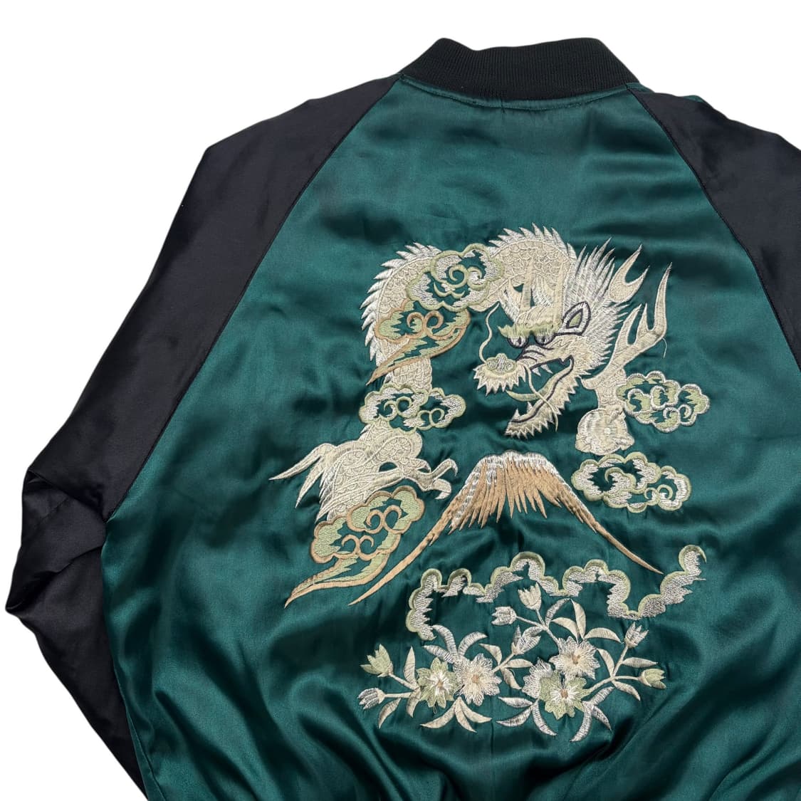 호시히메 후지산 용 자수 스카잔 자켓 M 상품이미지5