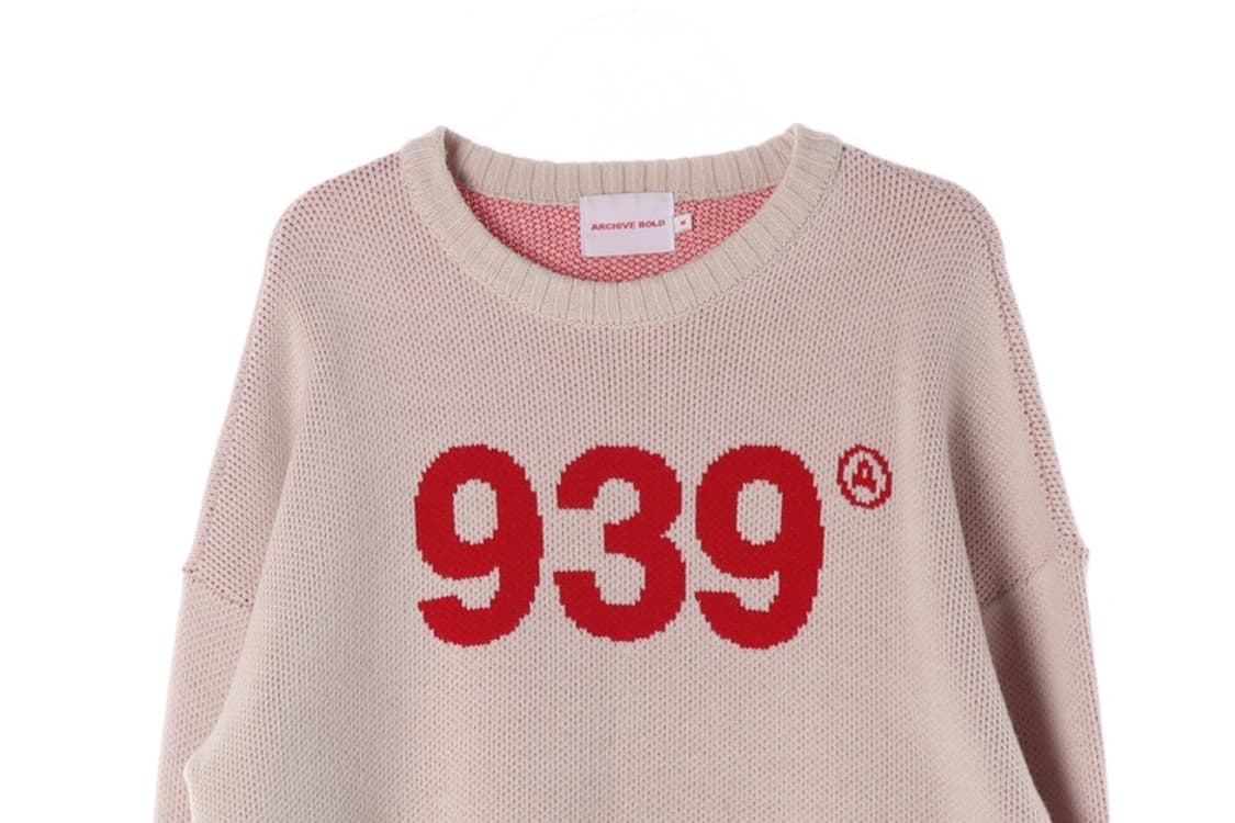 아카이브 939 시그니처 니트 M 상품이미지3