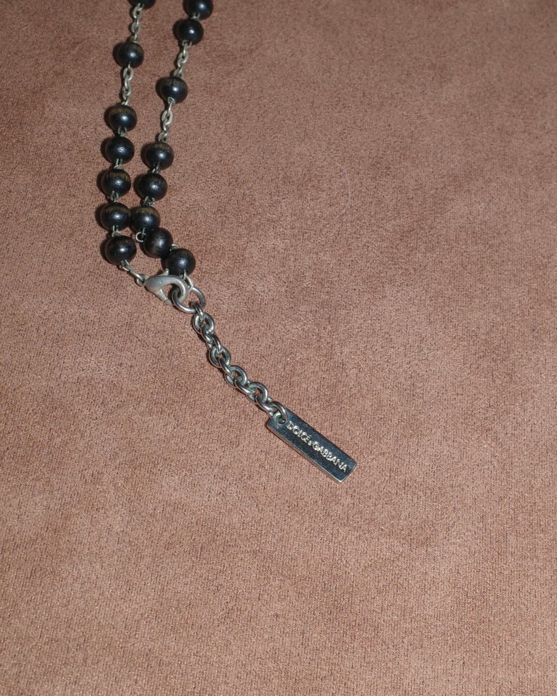 돌체앤가바나 로자리아 블랙 비즈 묵주 목걸이 상품이미지6