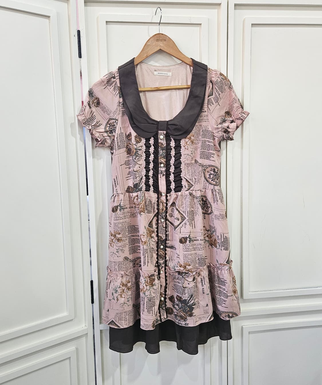 엑시즈팜(axes femme) 초코 로즈핑크원피스 상품이미지1