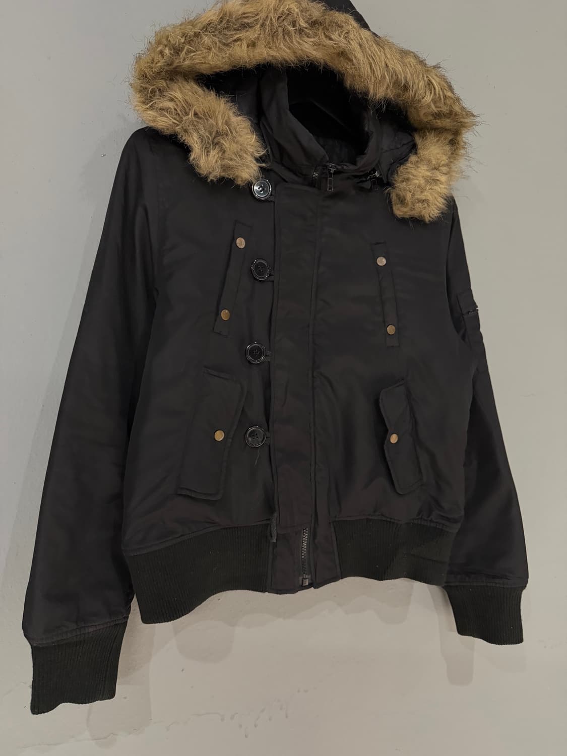 fur trimming detail n2b jumper 상품이미지6