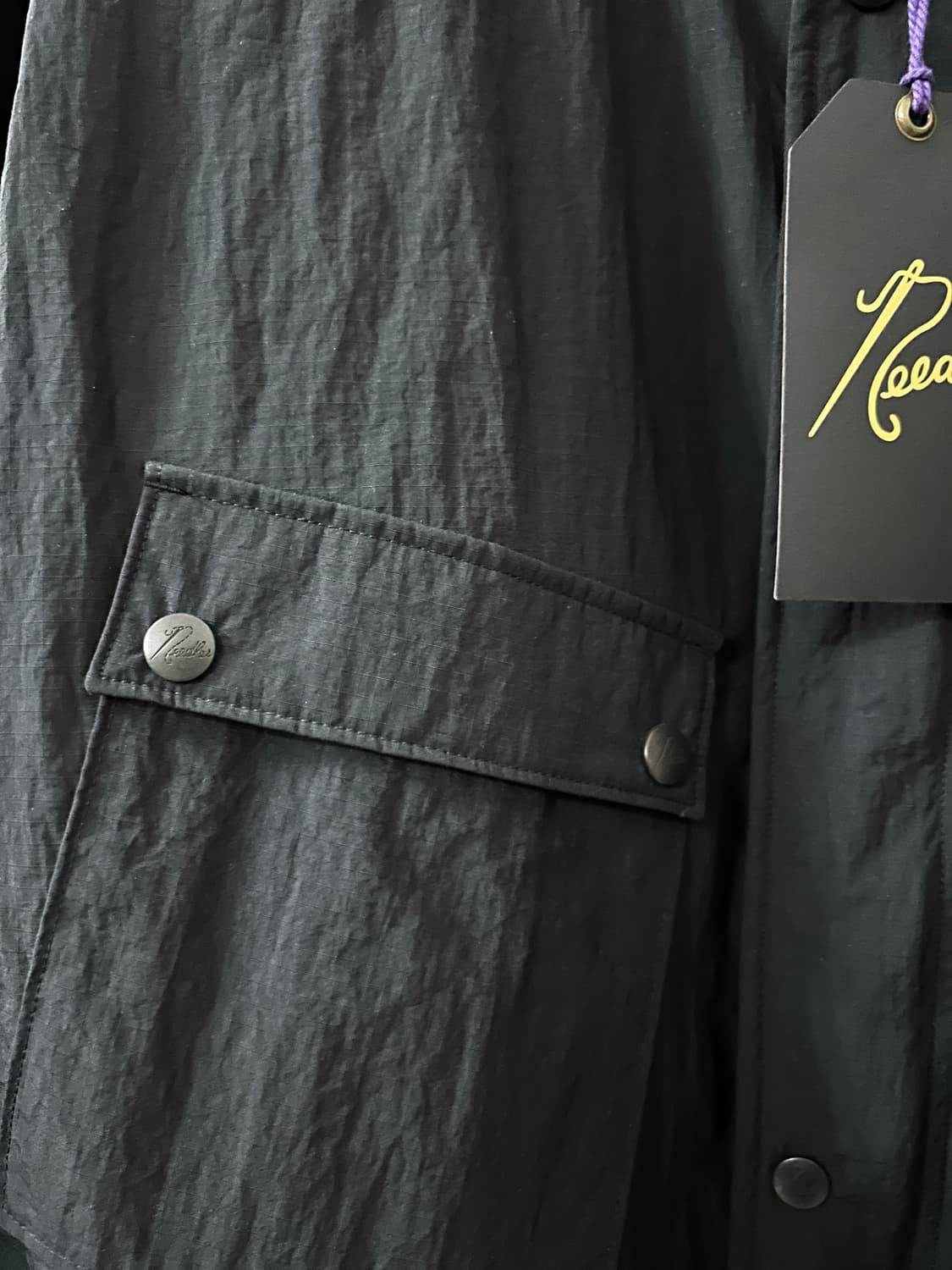 Needles 니들스 CP 립스탑 자켓 Black NS141 상품이미지4