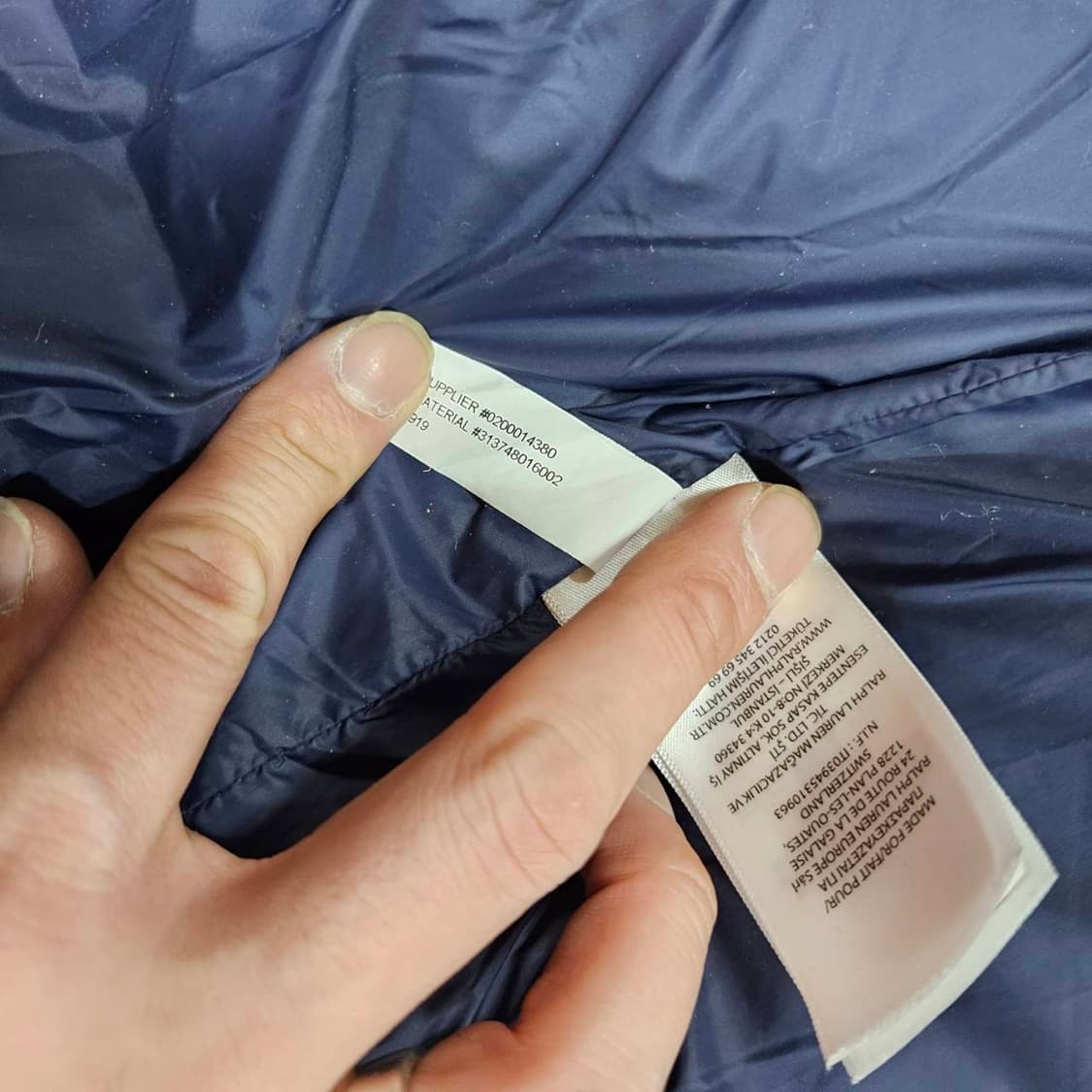 폴로랄프로렌 덕다운 후드 롱패딩 주니어 L size( 상품이미지10