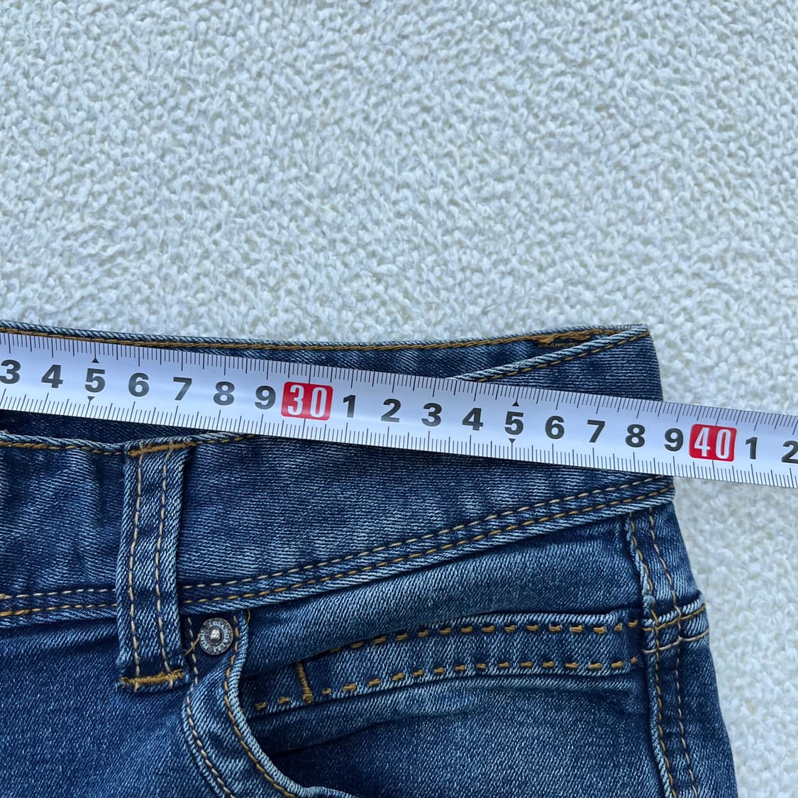 82 후부 일자핏 데님 바지 0414M 상품이미지5