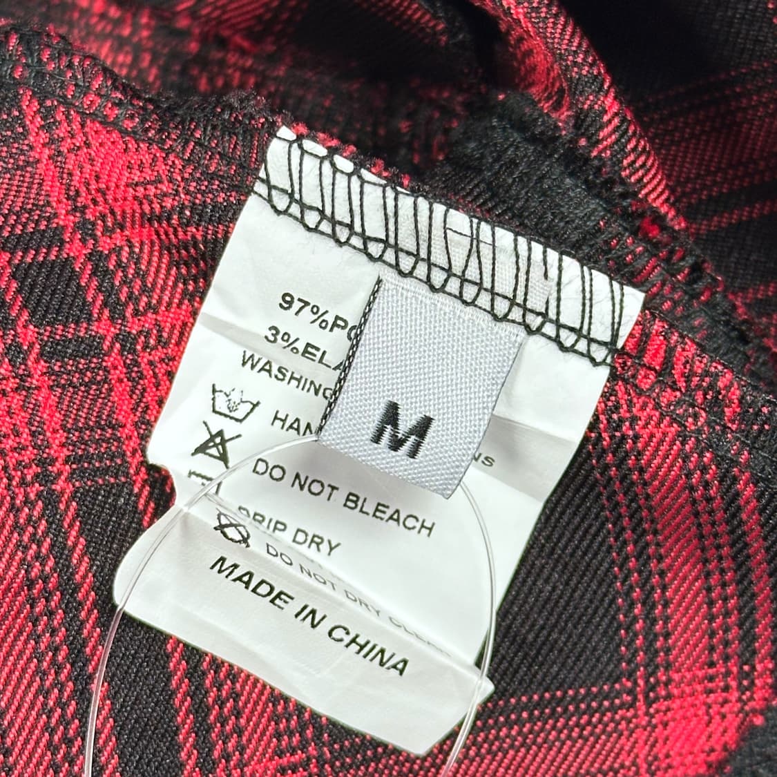 고딕 펑크 코르셋 체크 스커트 상품이미지3