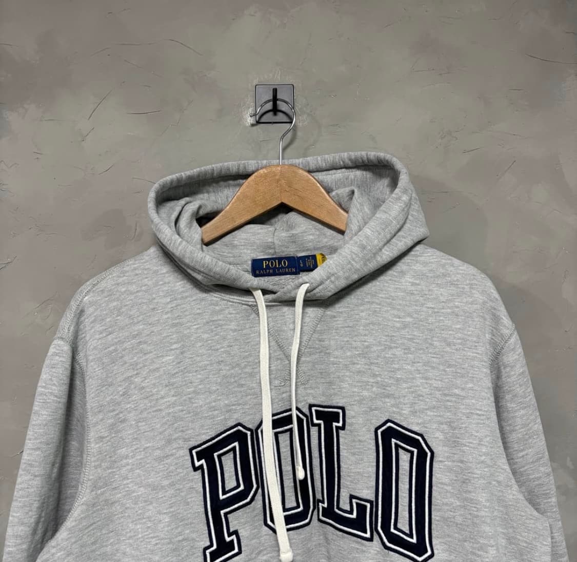 폴로 아플리케 후드티 상품이미지3