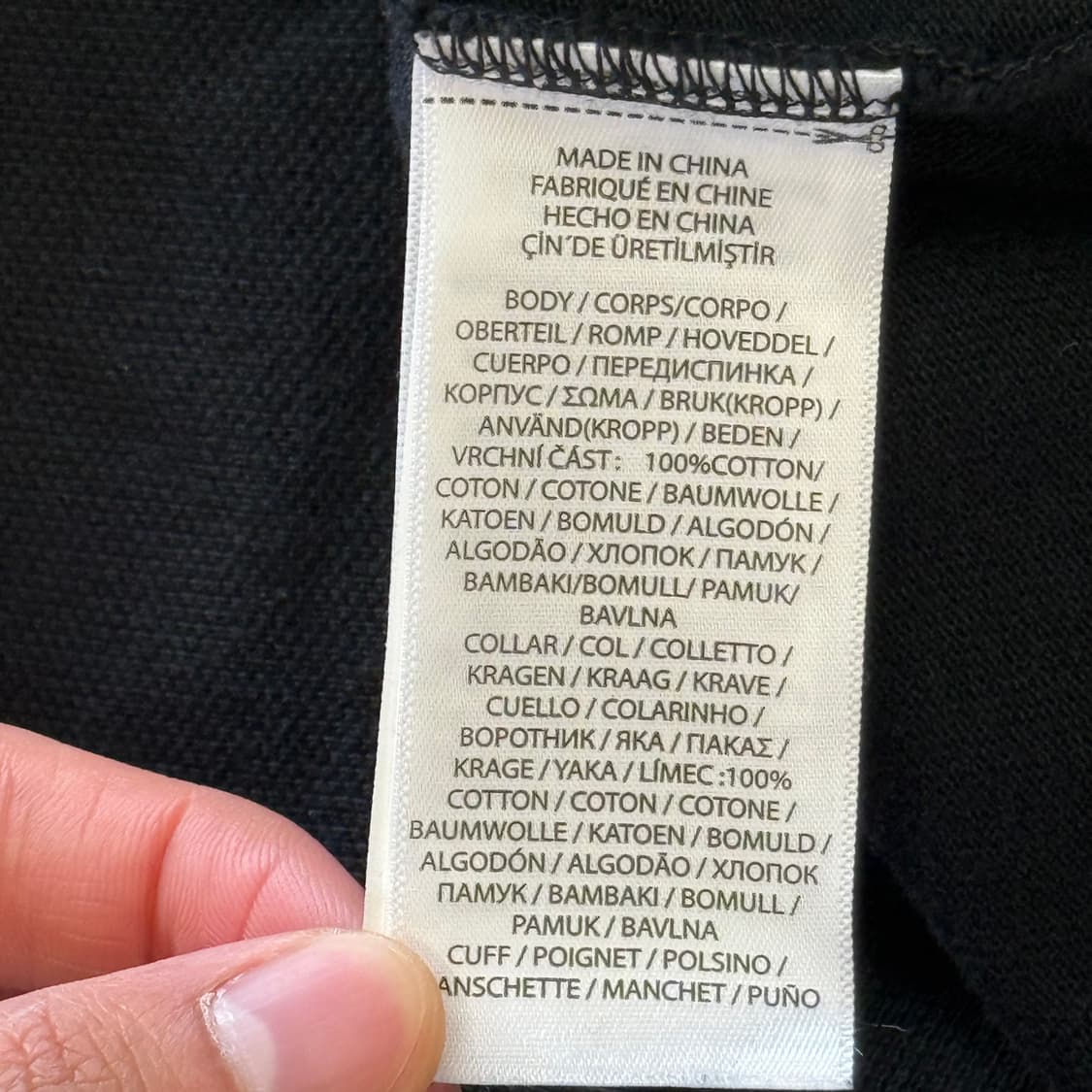 L 폴로랄프로렌 커스텀 슬림핏 블랙 카라 반팔티 상품이미지5