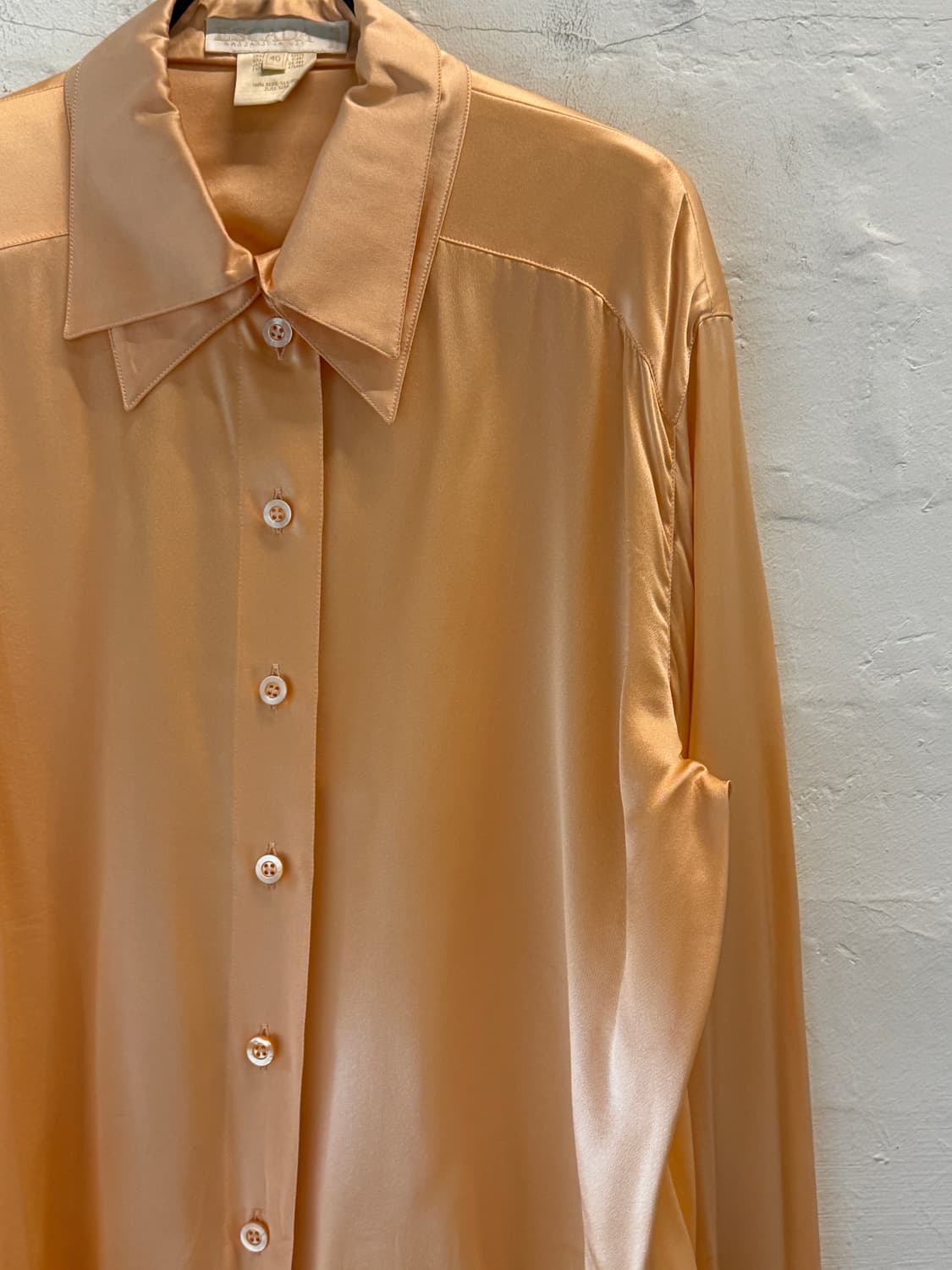 ESCADA 에스카다 90s 오렌지 실크 드레스 셔츠 40 상품이미지3