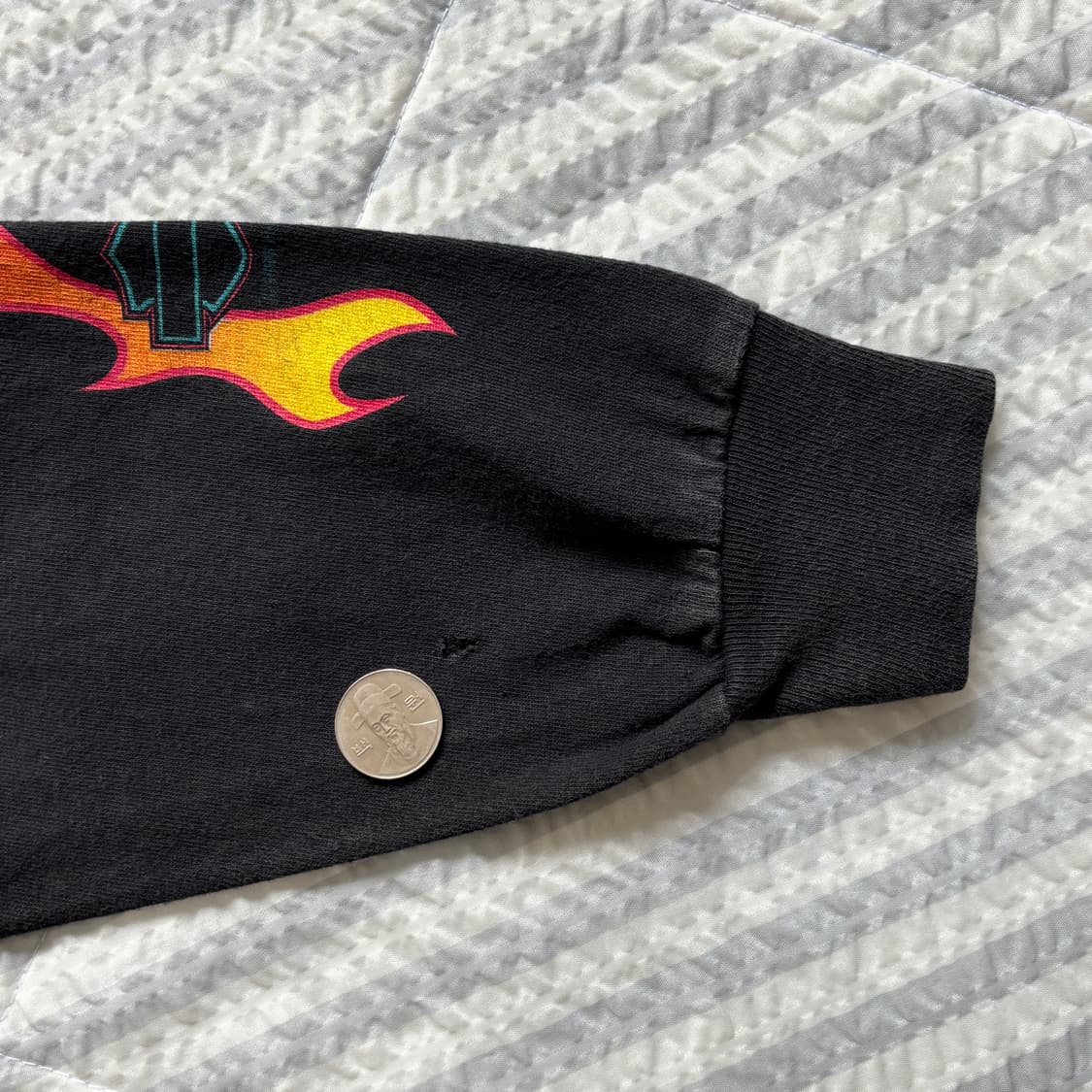 90s 빈티지 할리데이비슨 플레임 롱슬리브 티셔츠 상품이미지6