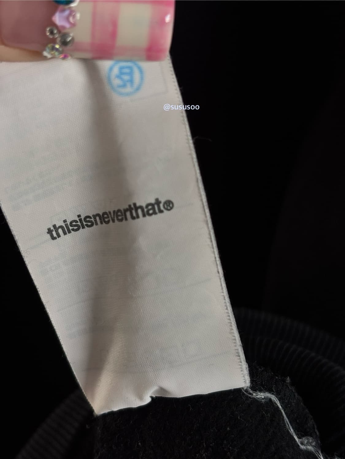 디스이즈네버댓 후드티 블랙 L ( 디네댓 T-Logo Hoodie ) 상품이미지7