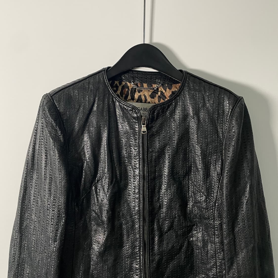 돌체엔가바나 우먼스 리얼레더 가죽자켓  (on.744)   상품이미지2