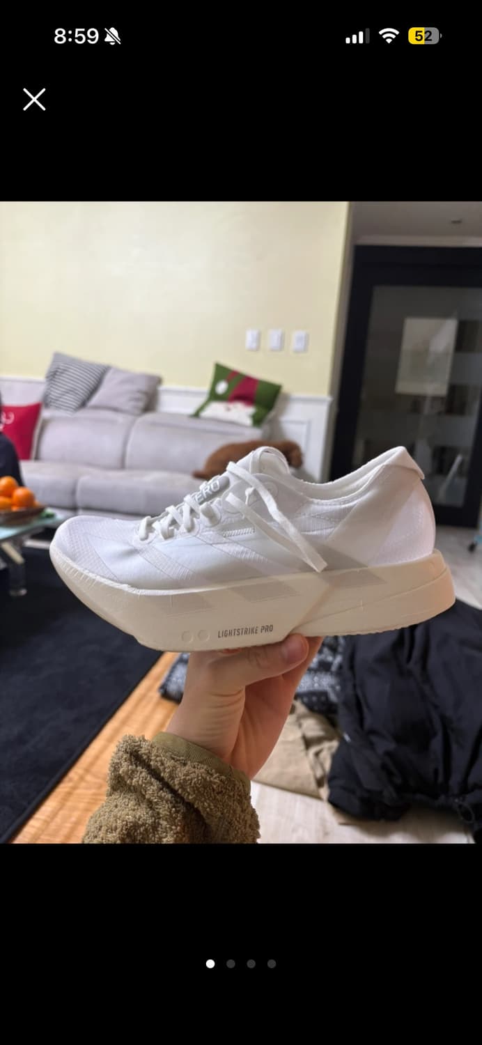 아디다스 아디제로 화이트 운동화 Lightstrike Pro 235 상품이미지1