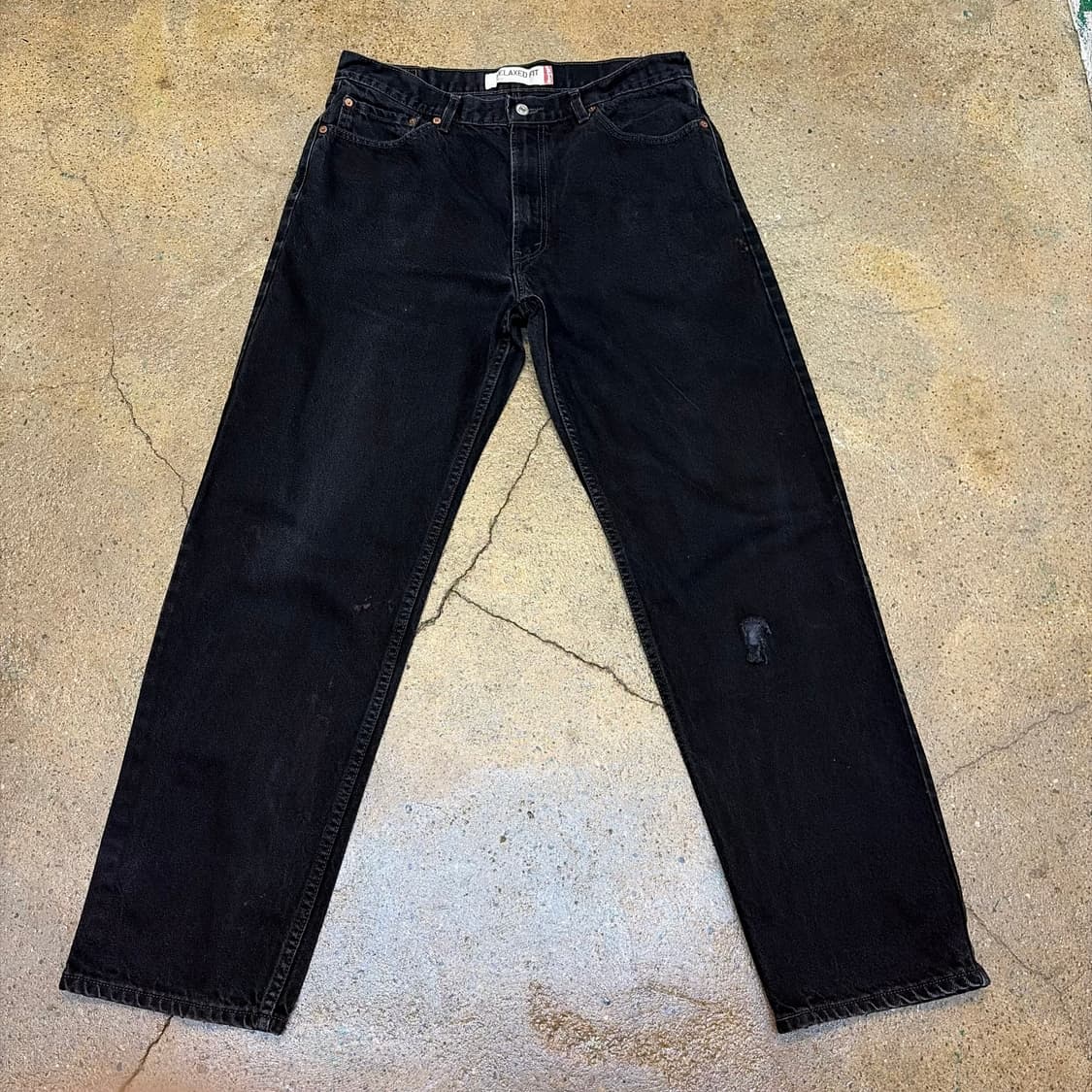 USA 빈티지 리바이스 550 블랙진 청바지 상품이미지1