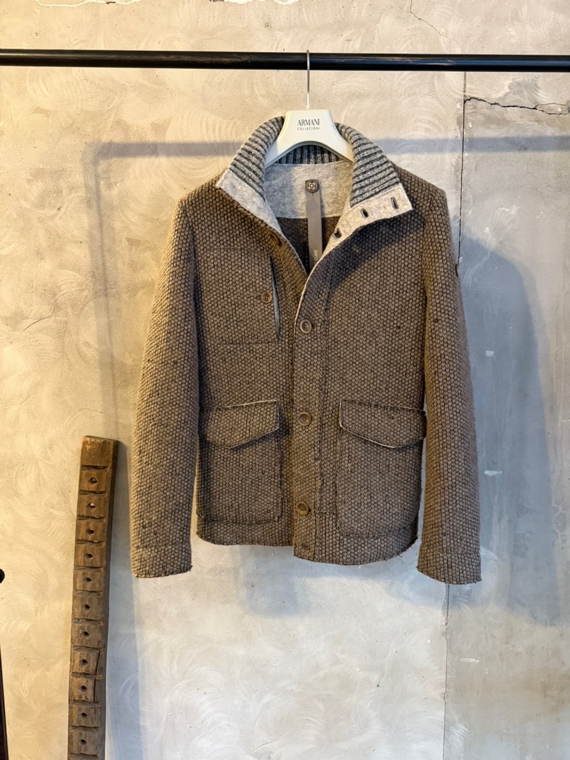 스위스 크리스 니트 블루종 100 상품이미지1