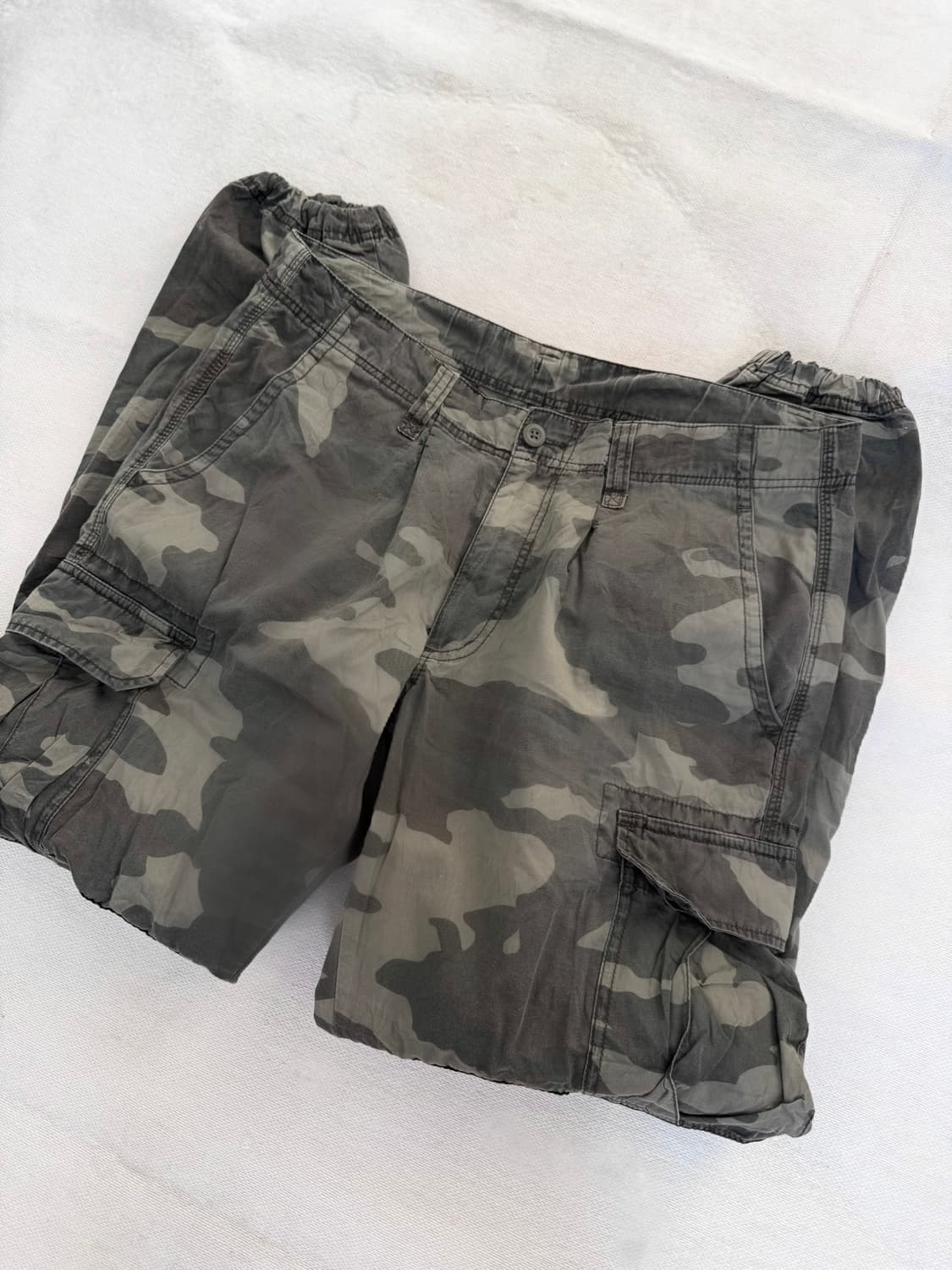 밀리터리 카모 카고 바지 상품이미지2