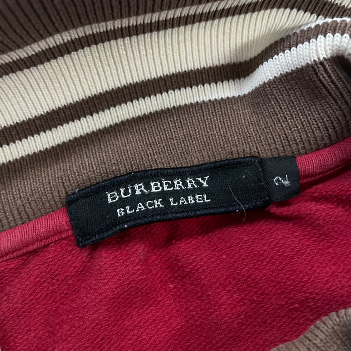 버버리 Burberry 블랙 라벨 크레스트 패치 로고 스웻 집업 상품이미지5