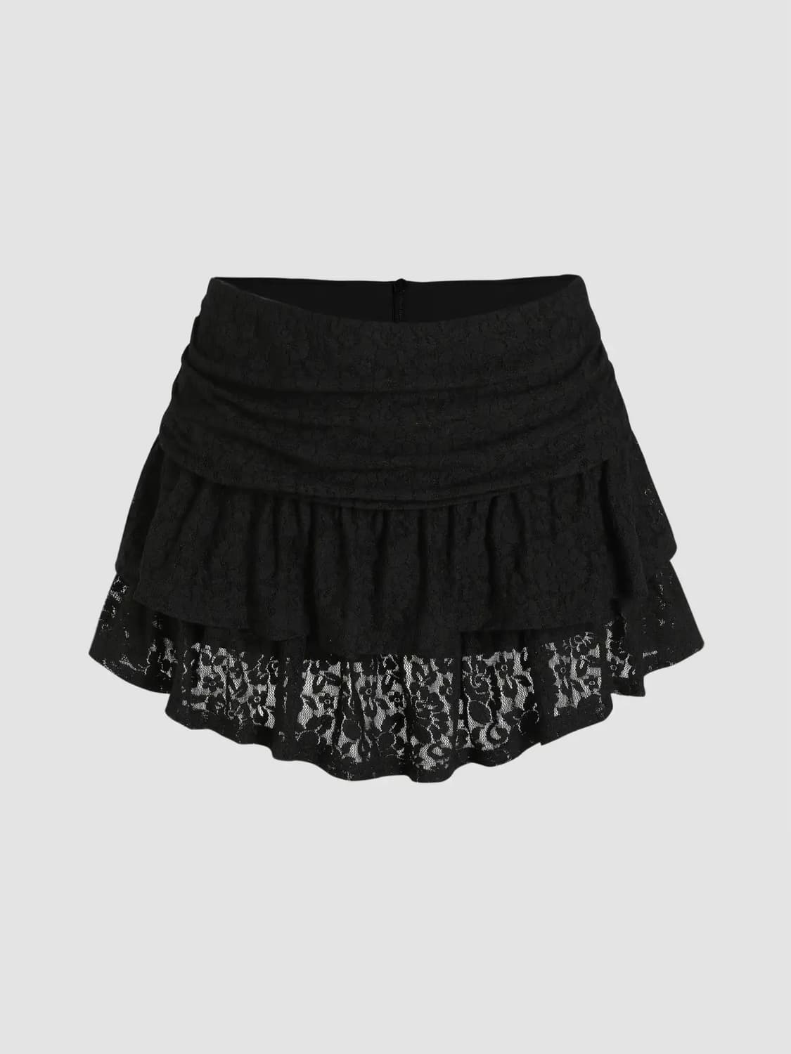 샵사이다 floral lace layered mini skirt 상품이미지1