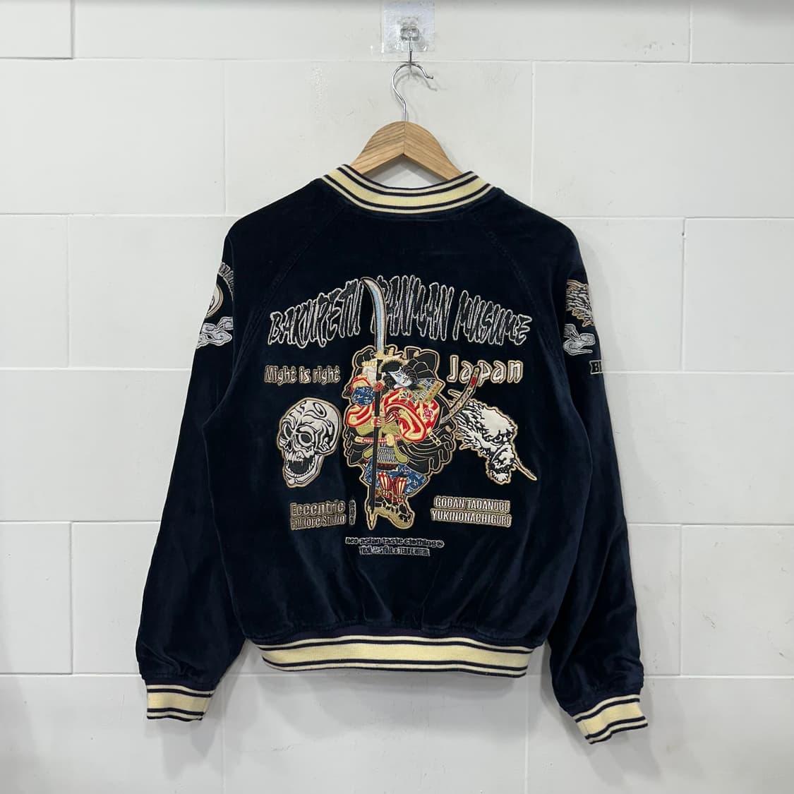 Japan vintage 리버시블 스카쟌 상품이미지2