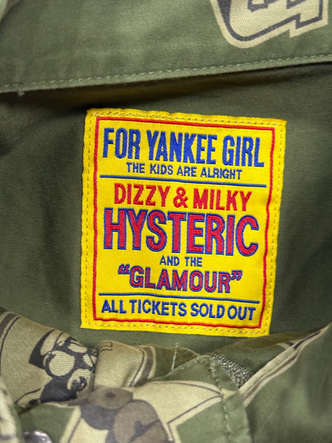 히스테릭 글래머 아이코닉 패턴 멀티 포켓 자수 로고 자켓 상품이미지5