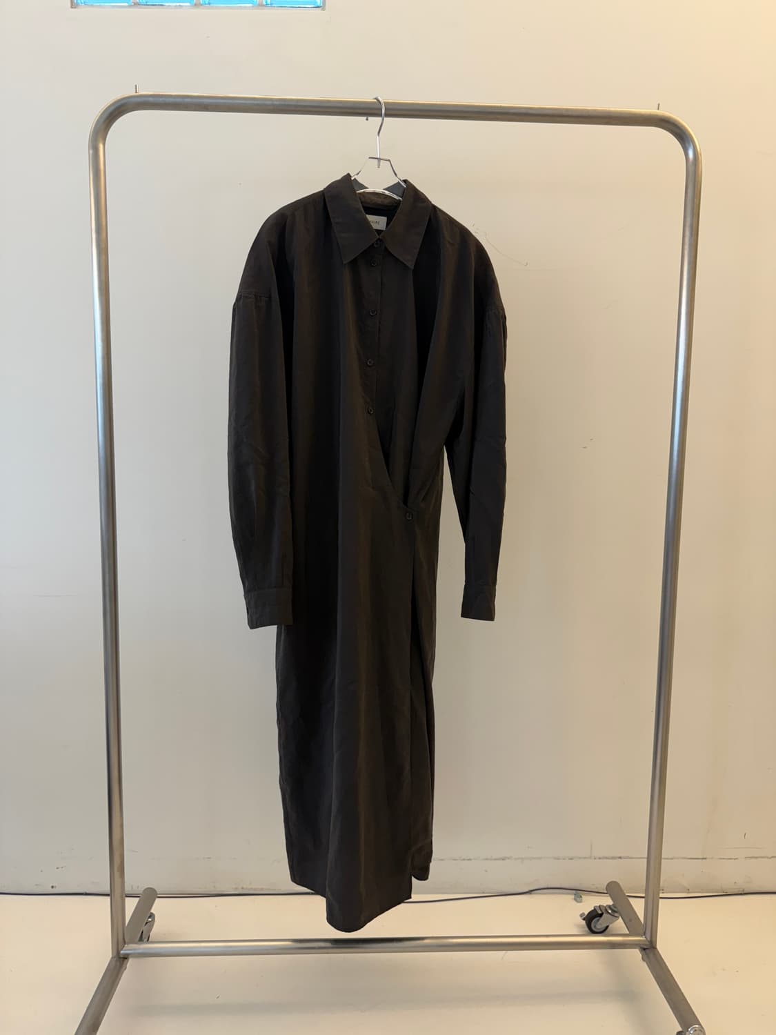 Lemaire 르메르 드라이실크 트위스트 셔츠 원피스 36 상품이미지2