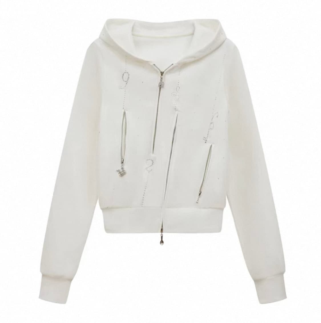 택포) 9266studio 지퍼 디테일 후드재킷 상품이미지4