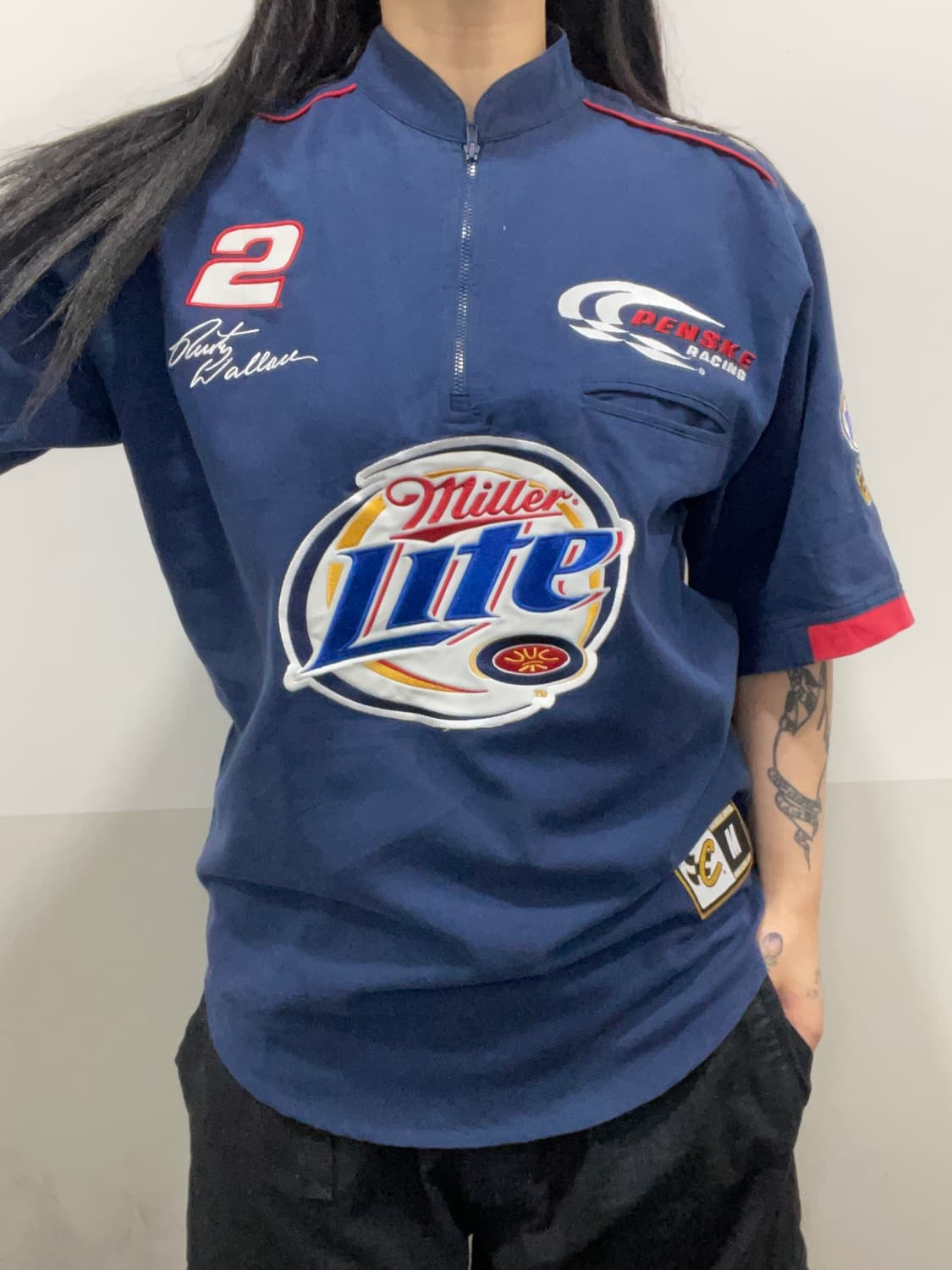 Chase Authentics 나스카 레이싱 반집업 반팔 티셔츠 상품이미지1