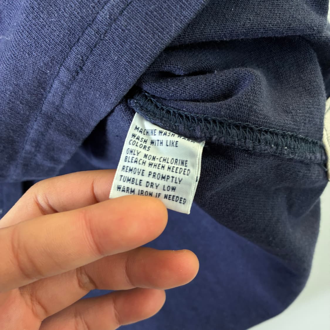 Polo  폴로 랄프로렌 자수 코튼 네이비 럭비 티셔츠  상품이미지5
