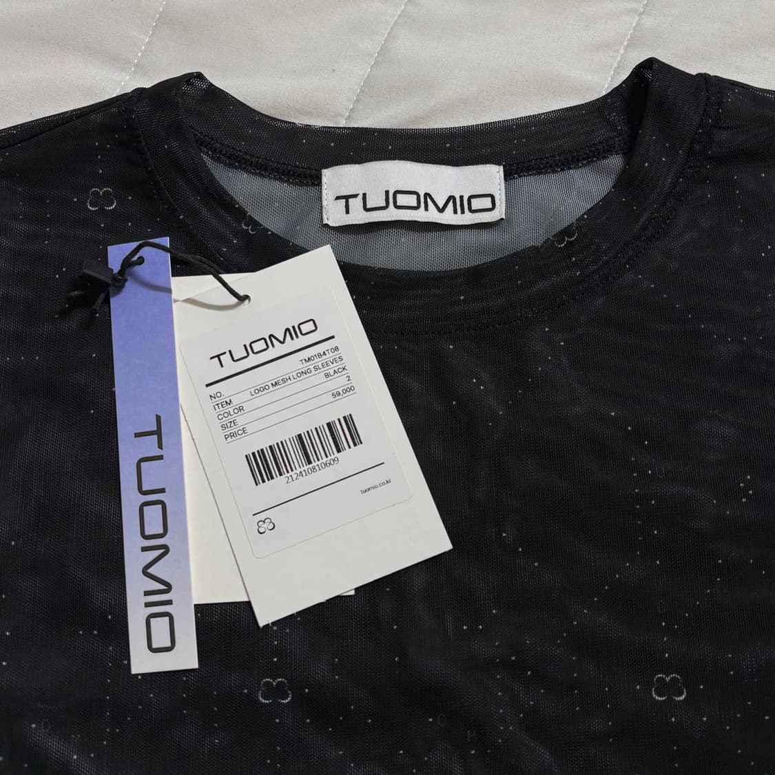 뚜오미오 그래픽 메쉬 롱슬리브 상품이미지6