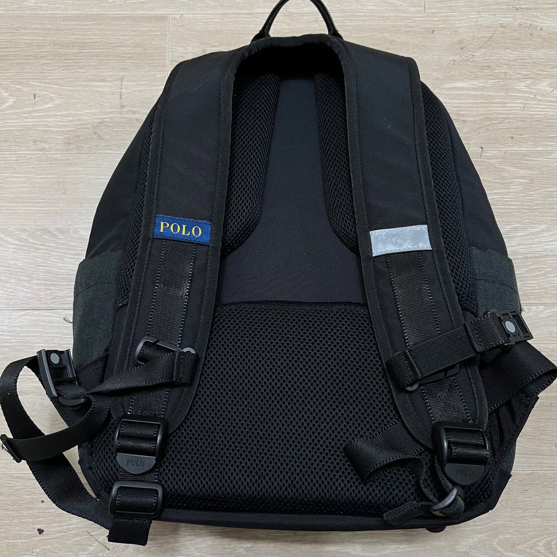 폴로 랄프로렌 포니 자수 로고 백팩 [블랙] 상품이미지2