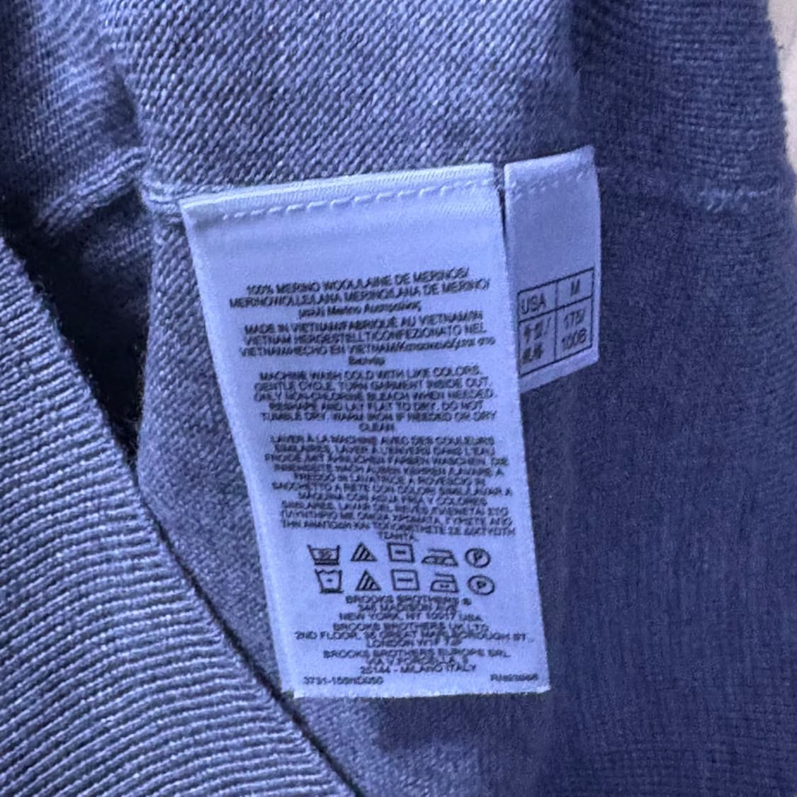 브룩스브라더스 니트 베스트 그레이 m 상품이미지3