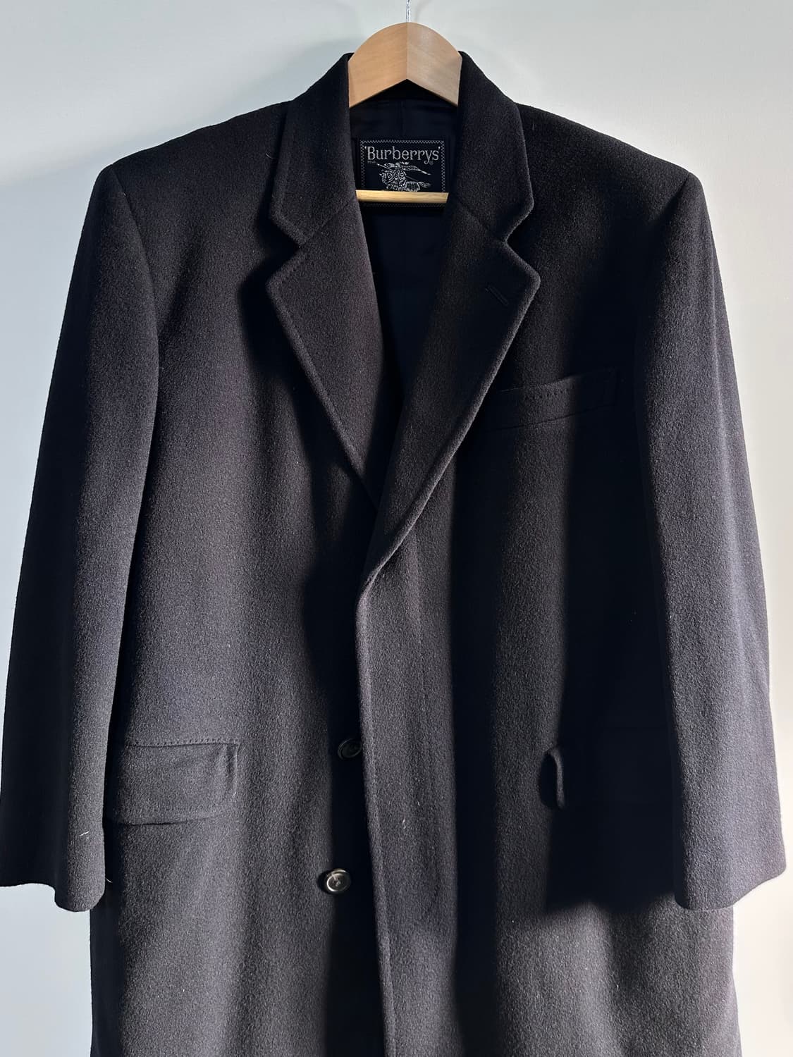 90s 버버리 네이비 울 싱글 코트 (va.58) 상품이미지2