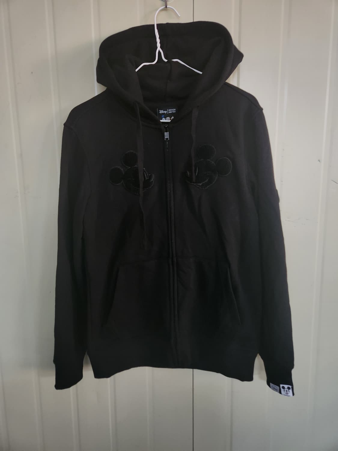 디즈니 미키마우스 후드집업 85 블랙 상품이미지1
