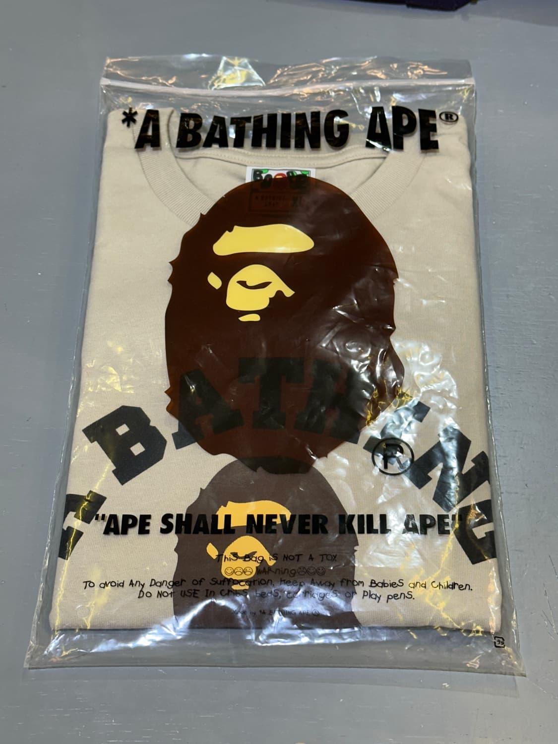 BAPE 베이프 베이지 사루반팔티(새상품) 상품이미지2