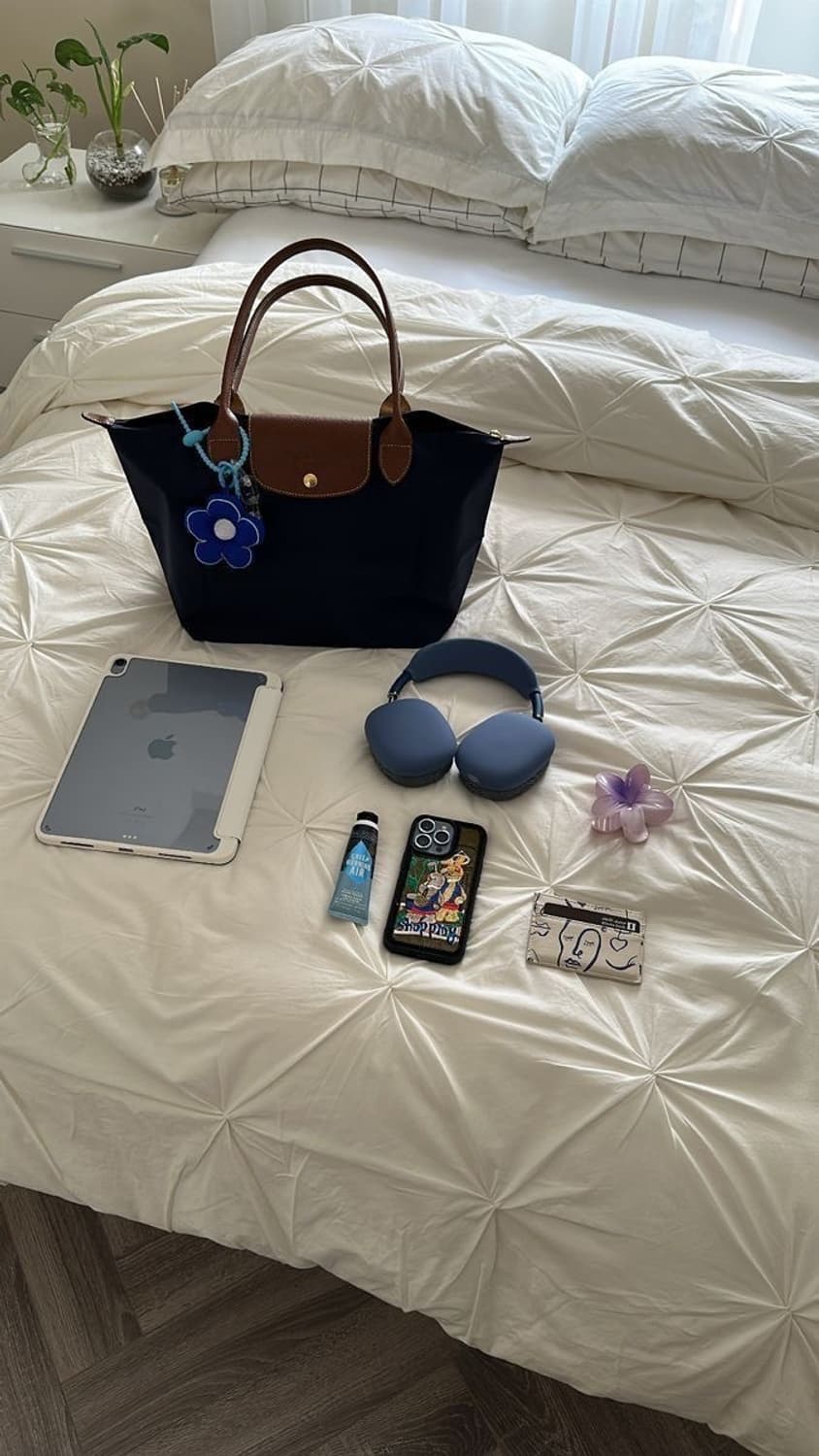 롱샴 르 플리아쥬 미디움(M) 블랙 상품이미지3
