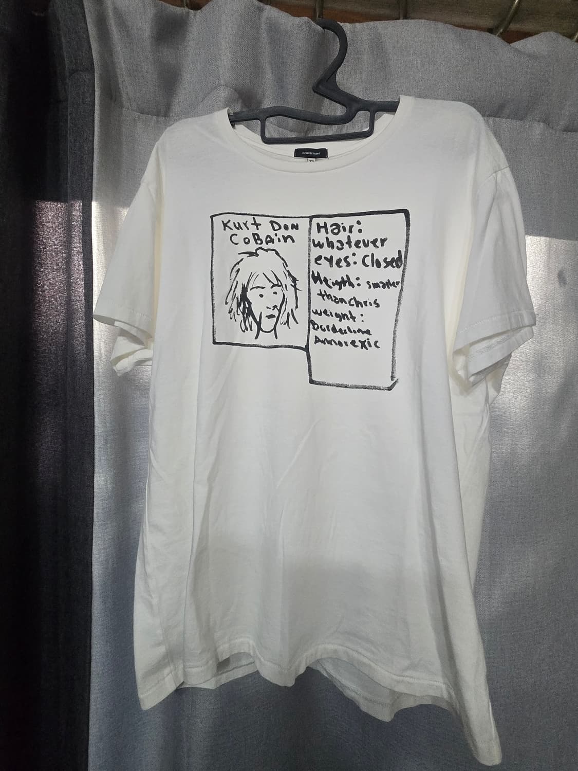 R13 KURT COBAIN DOODLE BOY T-shirt 상품이미지1