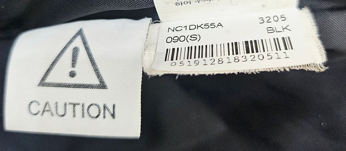 (90~95)S☆우주매물☆노스페이스화이트라벨익스플로링[블랙]구스다운롱패딩 상품이미지4