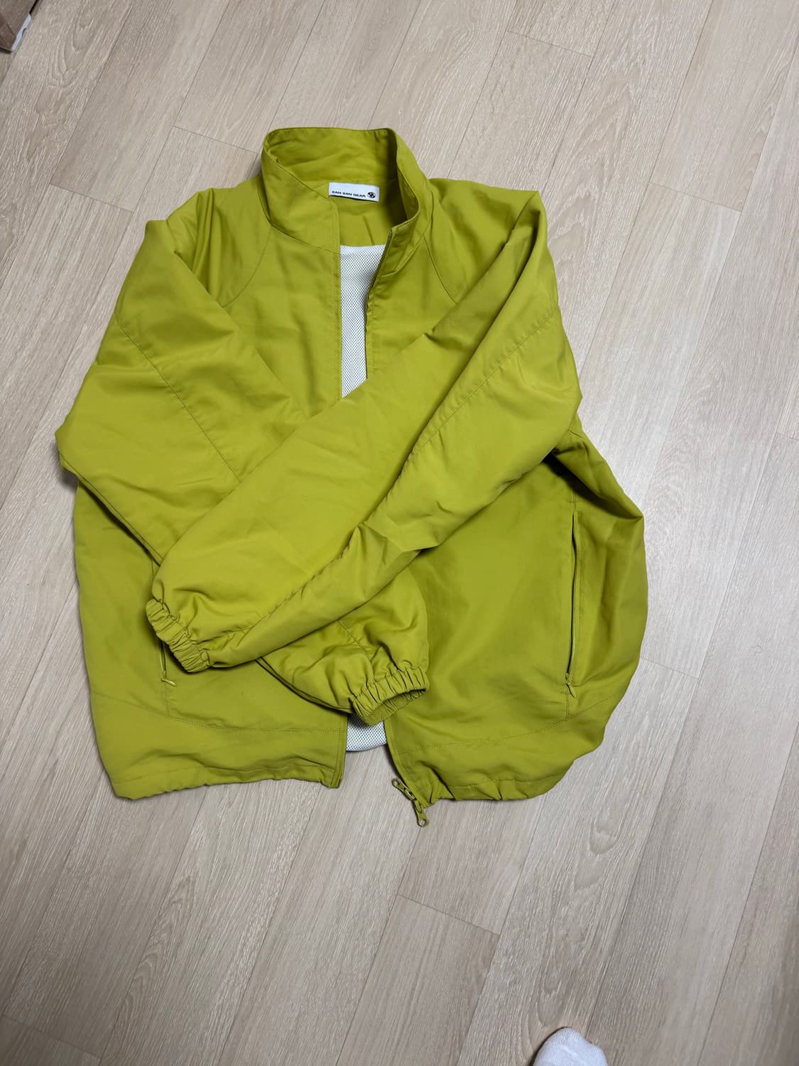 산산기어 도킹 자켓 라임 - 22FW 상품이미지2