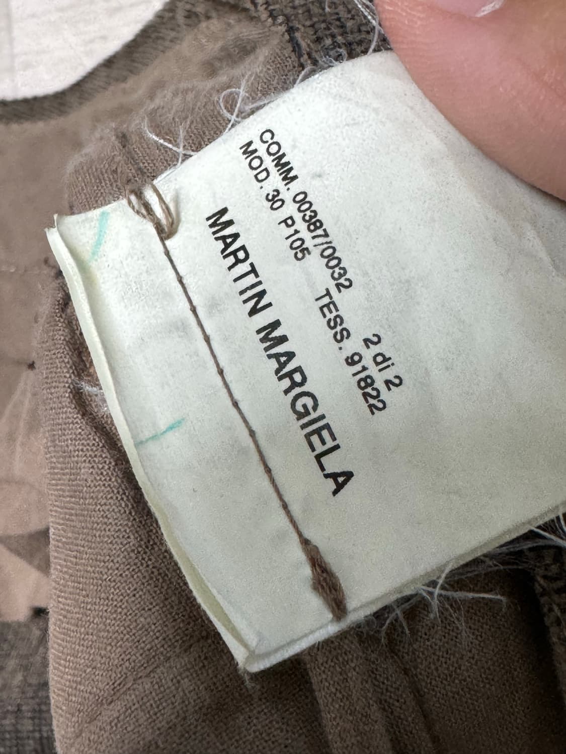 메종 마틴 마르지엘라 #10 코튼 팬츠 상품이미지5