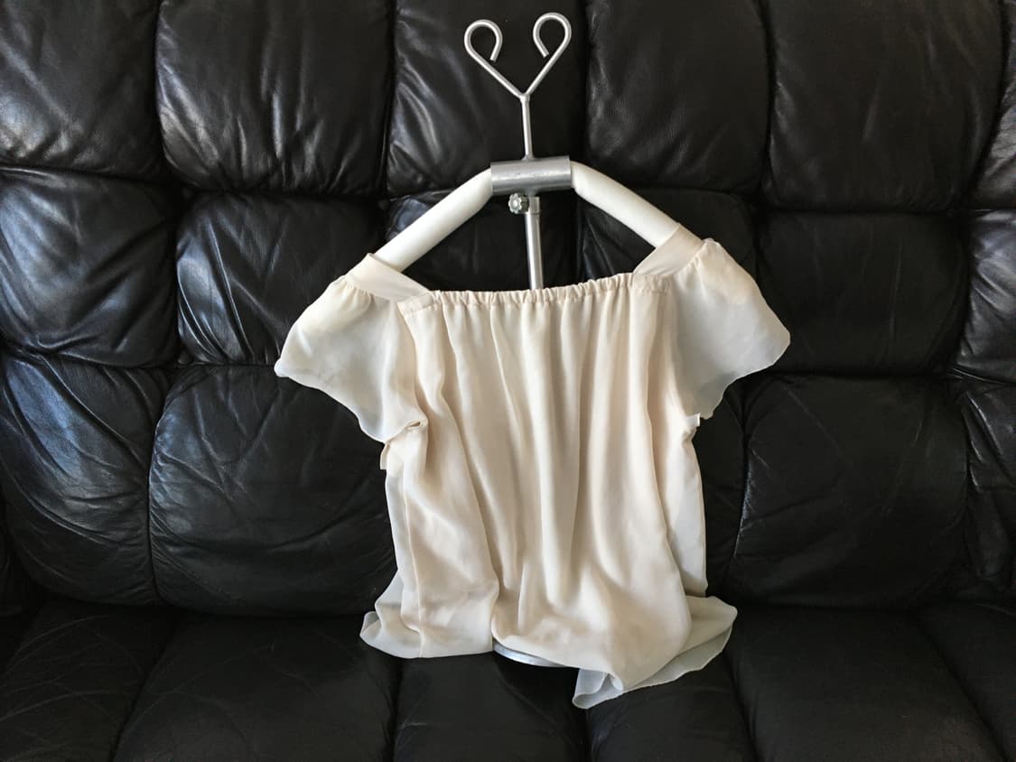 square neck ruffle blouse 상품이미지4