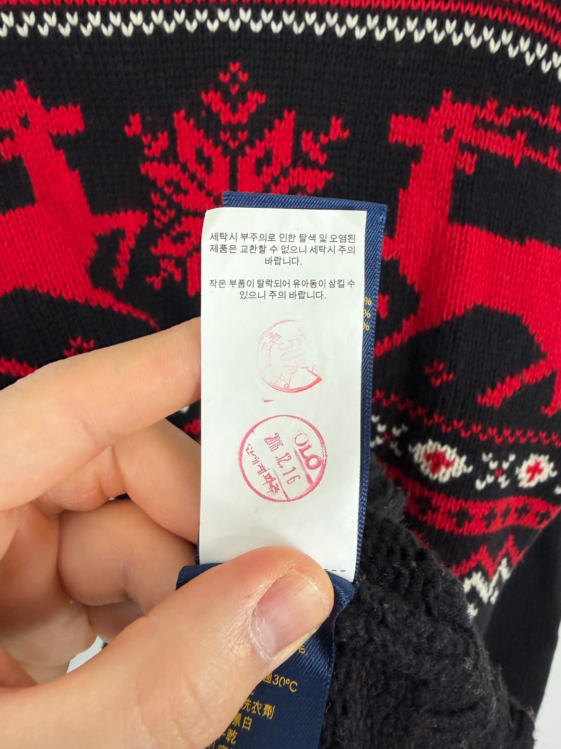 a295) 폴로랄프로렌 캐시미어 니트 상품이미지7