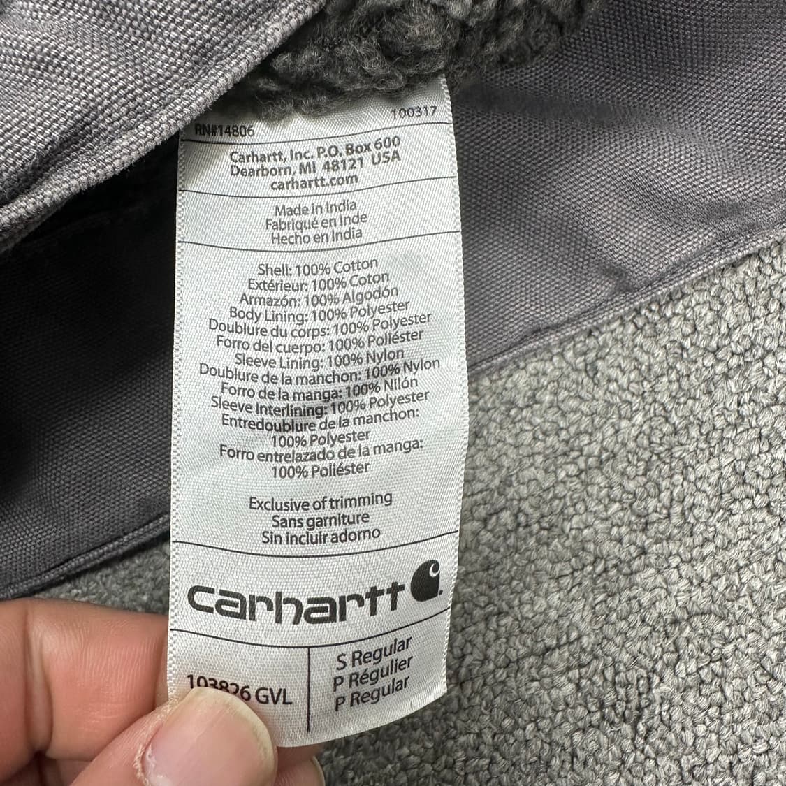 칼하트 액티브 워크자켓 상품이미지4