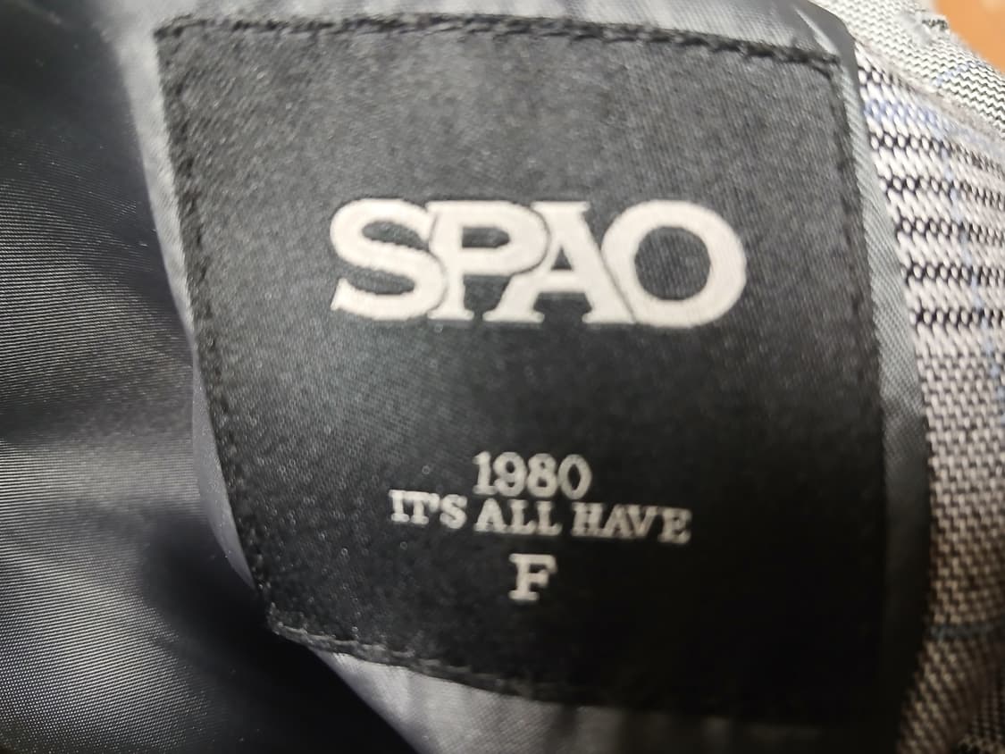 스파오 SPAO 체크 패턴 롱 트렌치 코트 자켓 재킷 점퍼 여성 아우터 상품이미지8