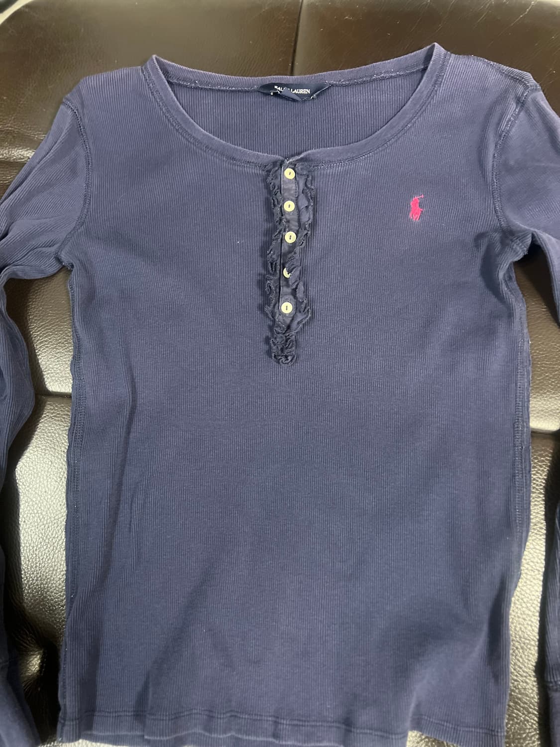 랄프로렌 빈티지 헨리넥 긴팔  상품이미지1