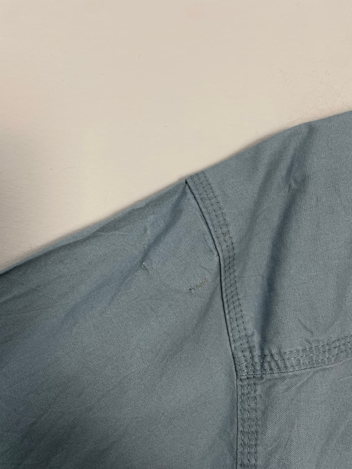 칼하트 연하늘색 빅사이즈 워크 반팔 셔츠 H2294 상품이미지7