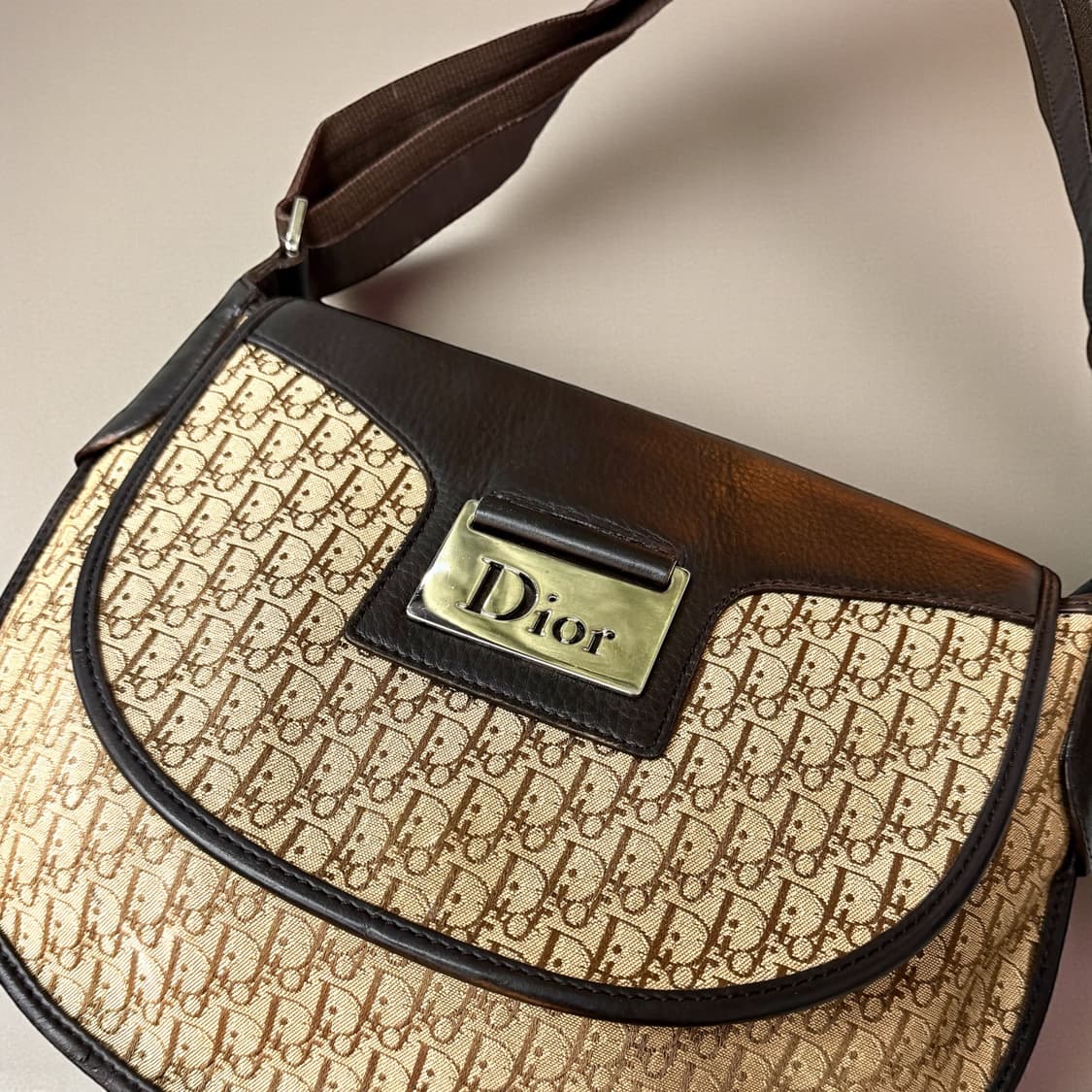 디올 2001AW 오블리크 레더 크로스백.숄더백 상품이미지3