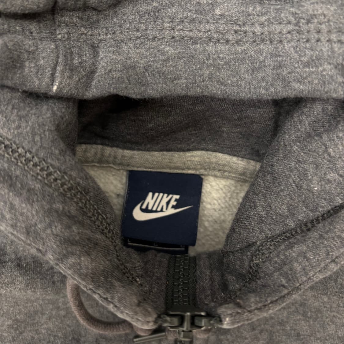 나이키 스몰로고 차콜 후드집업 상품이미지3
