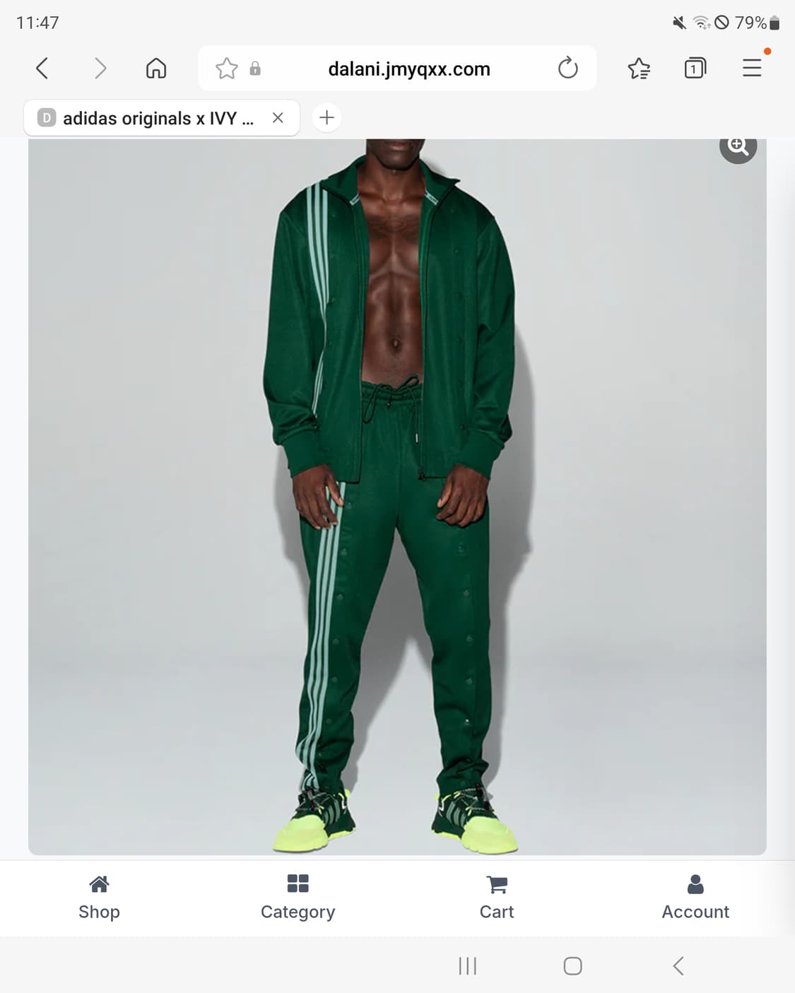 [us XL,L]아디다스x아이비파크 스냅 트랙셋업 상품이미지8