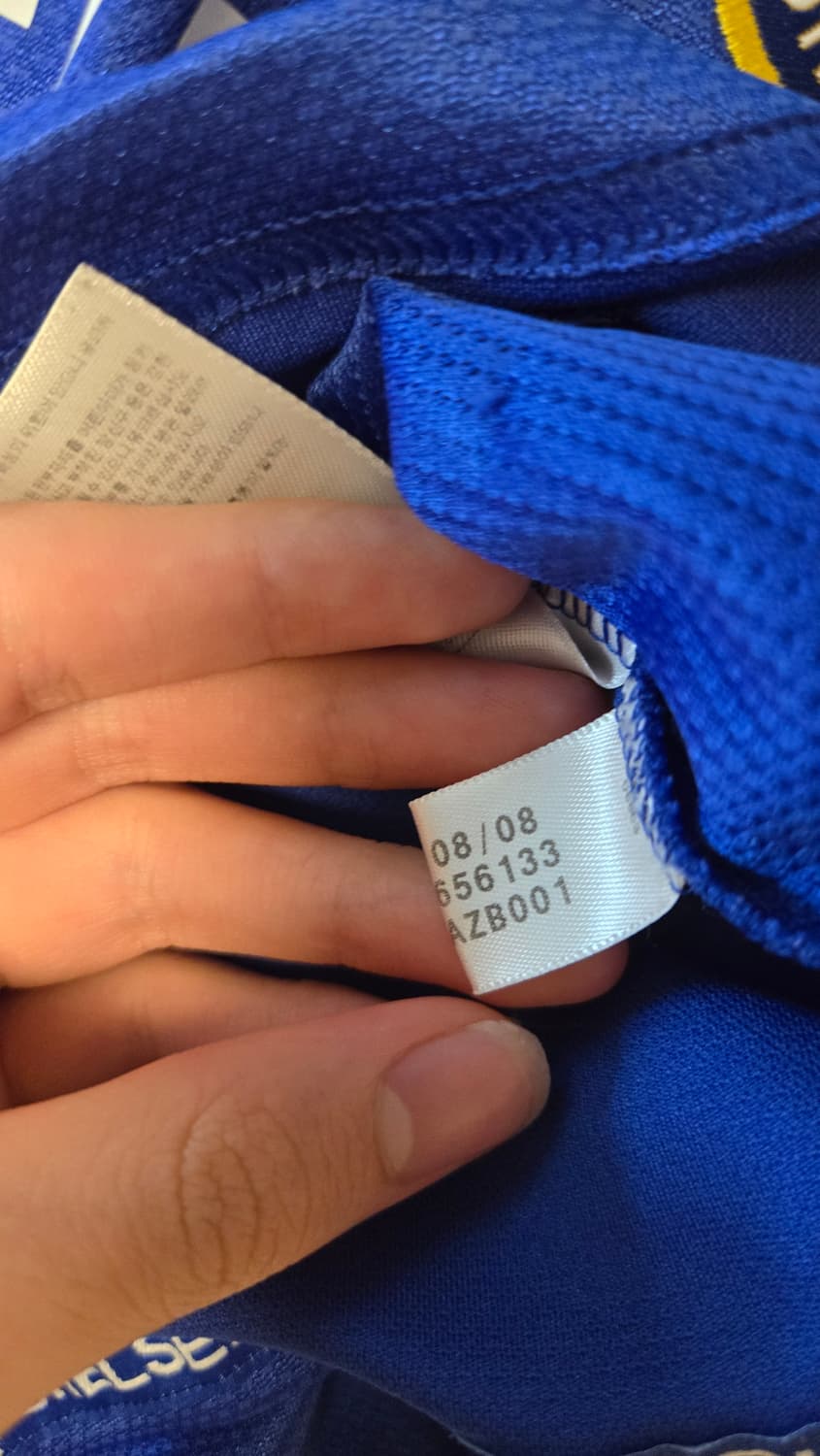 08-09 첼시 홈 램파드 축구유니폼 상품이미지3