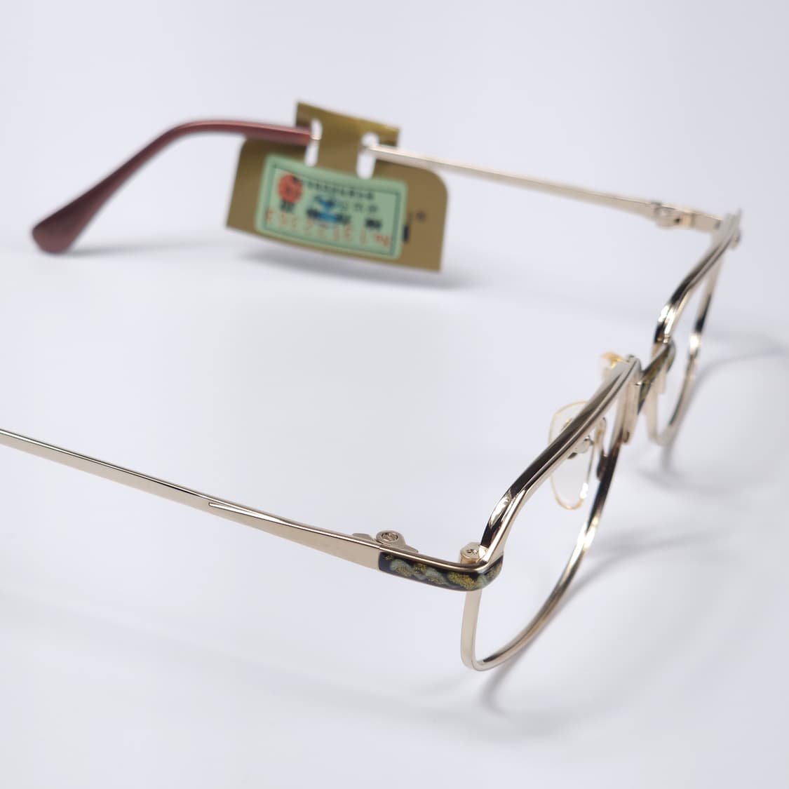 90's 18K 도금 올드빈티지 안경 상품이미지6