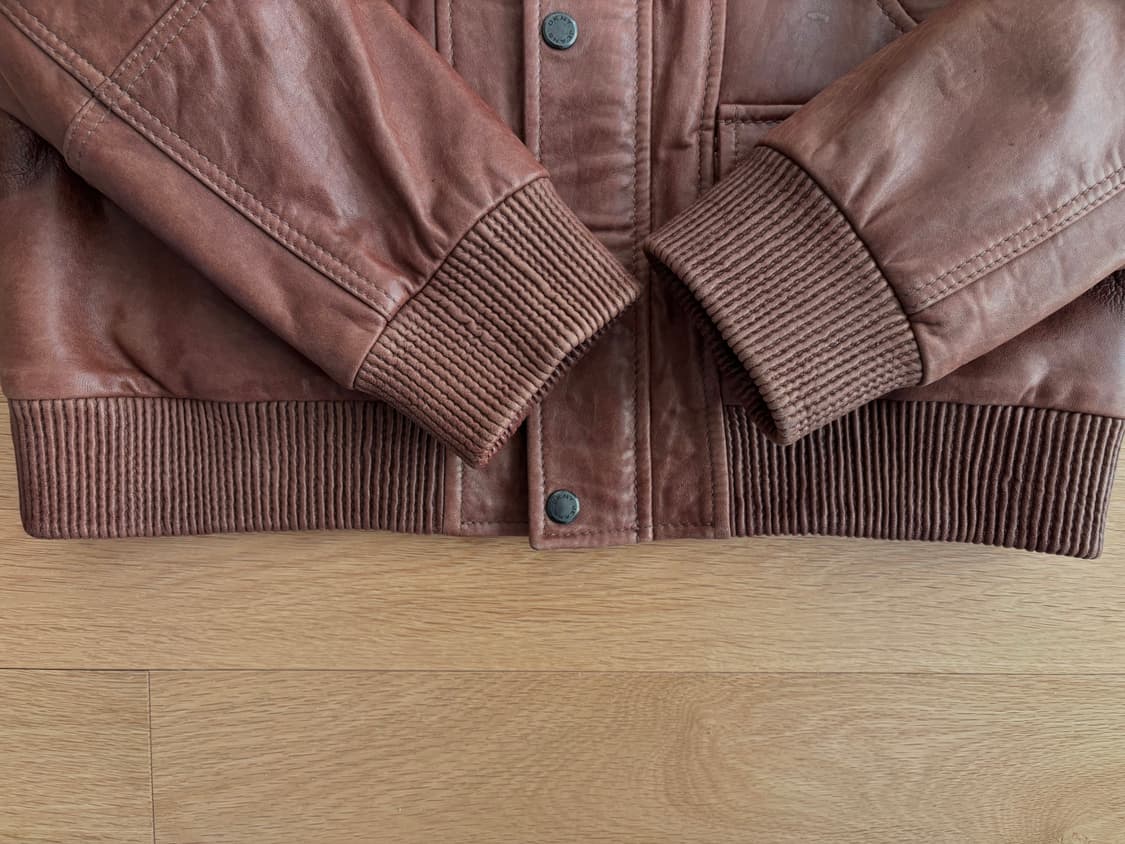 Dkny 양가죽 레더 자켓 L 상품이미지4